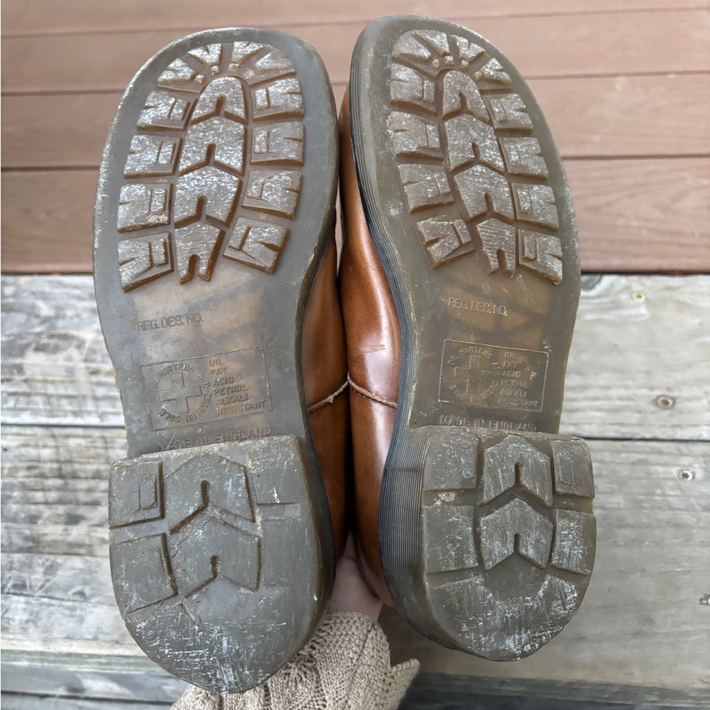 Vintage Dr. Martens ~ 90s Caramel Mary Janes - Picture 8 of 9